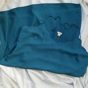 Blue/teal J. Crew dress